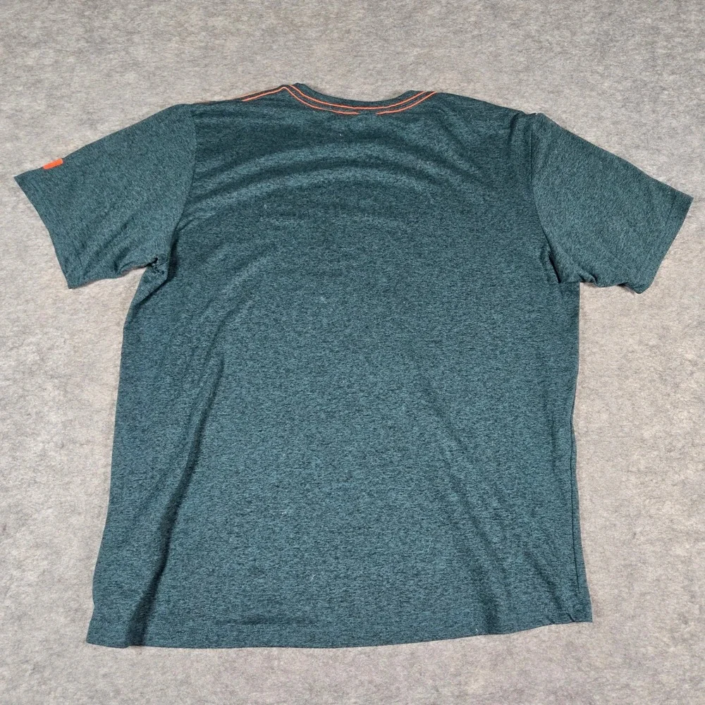 The North Face Mens Teal Mountain Athletics Graphic Training T-Shirt Small